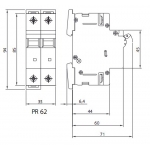 Автоматический выключатель PR62-B 6