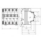 Автоматичекский выключатель ВМ63-B10 4P