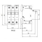 Автоматический выключатель PR63-C 16