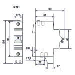 Автоматический выключатель ABB S201-B6