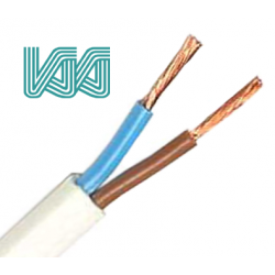 Кабель силовой ПВС 2 х 1 | Провод медный