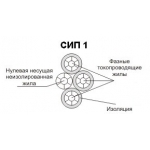 Кабель силовой СИП-1 (3 x 35 + 1 x 50) | Алюминиевый провод самонесущий